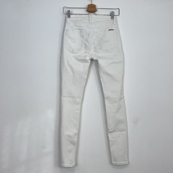 Hudson Ciara High Rise Ankle Skinny SSK Buttonfly White Size 24 - Picture 7 of 7